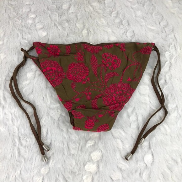 Floral Brown and Pink Bikini Set - Picture 7 of 10